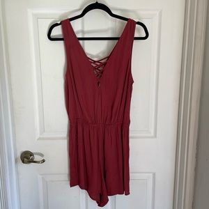 Super cute red romper! Size M